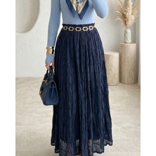 Modamorfo Astarlı Gipeli Modal Etek -Laci