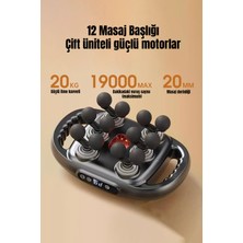 Robo 12 Başlıklı Şarjlı Süper Titreşimli Masaj Cihazı
