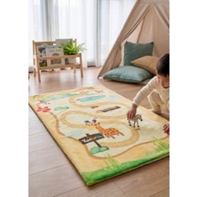 Zooturak Peluş Çocuk Matı Zürafa Zufi 100cm x 150cm