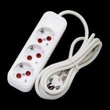 Veralya 3lü 5mt Uzatma Kablo Grup Priz