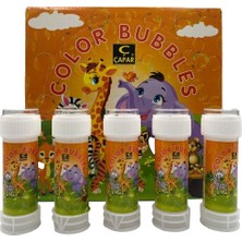 Güzelyüz Avm 5 Adet Safari Üflemeli Köpük Baloncuk Sevimli Hayvanlar Köpük Balon Bubbles 5 Adet