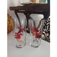 Hureggo ''anason Işleri''temalı Cam Bardak Seti 2'li