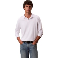 Calvin Klein LV040EM909 Ls Supima Cotton Solid Erkek Polo Tişört