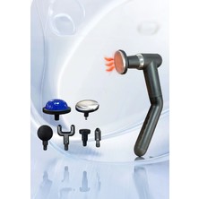 Robo U Tip Sırta Uzanan Sıcak-Soğuk 6 Başlıklı Şarjlı Masaj Tabancası