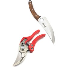 Normadia Bahçe ve Bağ Için 2'li Budama ve Kırpma Makası Seti, Dayanıklı ve Pratik