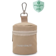 Carry Bliss Bej Pacipal Astarlı Emzik Saklama Çantası