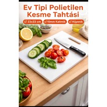 23X33 cm 10MM Polietilen (Pe) Kesme Tahtası | Endüstriyel & Ev Tipi Kullanım