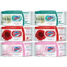 Bingo Clean Yüzey Temizlik Havlusu (Karma 6 Lı Set) (Ferah Evim - Lovely - Mutlu Yuvam) 576 Yaprak