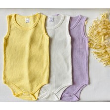 Miyakidsworld Pamuklu Kalın Askılı Çocuk Body -Özel Çocuklar Büyük Boy 3-12 Yaş