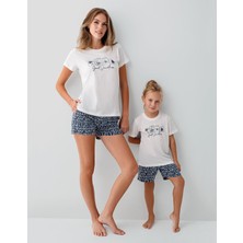 RolyPoly Anne Kız & Baba Oğul T-Shirt Şort - Ürünler Ayrı Ayrı Satılır, Kombin Için Ayrı Ayrı Sırayla Sepete EKLENMELIDIR-%100 Pamuk