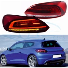 Vw Scirocco 2009-2014 Makyajlı Dizayn Kırmızı Ledli Arka Stop