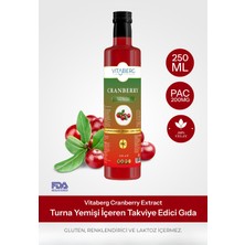 Vitaberg Cranberry Extract Sıvı Takviye | Vitamin C, Çinko, Selenyum Içeren Formül