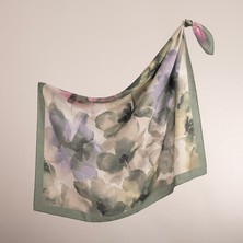 Piramit Coolness Viscon Eşarp | Sulu Boya