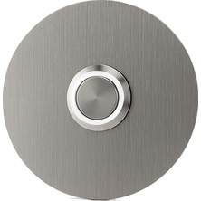Lockway Z301B Paslanmaz 304 Yuvarlak Zil Butonu Ø70MM Beyaz LED