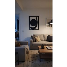 Safir Design Modern Tasarım Dekoratif Duvar Süsü- Minimalist Duvar Süsü