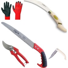 Normadia Bahçe Alet Seti 5 Parça, Budama, Testere, Dal Kesme, Ot Bıçağı