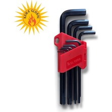 Normadia 9 Parça Uzun Boy Alyan Takımı, 180MM, Çok Amaçlı, Dayanıklı ve Kullanışlı