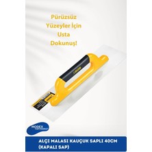 Normadia 40CM Kauçuk Saplı Alçı Malası, Konforlu ve Dayanıklı Tasarım