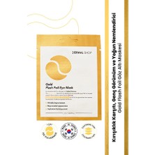 Dermal Gold Flash Foil 3 Katmanlı Tek Kullanımlık Göz Maskesi 4 g – Canlandırıcı ve Aydınlatıcı Bakım