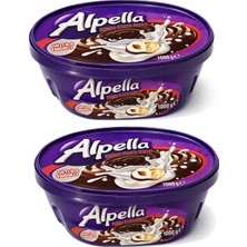 Alpella Kakaolu Fındıklı Krem Çikolata 1000 gr x 2 Adet