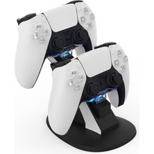Doreka Ps5 Dualsense Joystick Dual Çiftli Hızlı Şarj Standı Dock