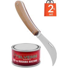 Normadia 19 cm Aşı Makası ve Aşı Macunu Seti, Güvenli ve Hassas Kullanım