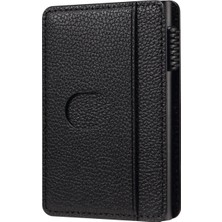 Alstrap iPhone 12/13/14/15/16/17 Serisi Uyumlu Magsafe Cüzdan - Mekanizmalı Manyetik Deri Kartlık 8 Kart Kapasiteli