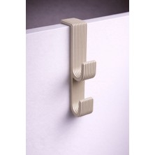 Kapı Üstü Havlu Askısı & Kapı Askılığı - Kemik Beyazı