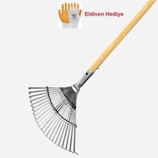 Normadia Çok Amaçlı Ayarlanabilir Tırmık ve Eldiven Seti, 120 cm Uzunluk