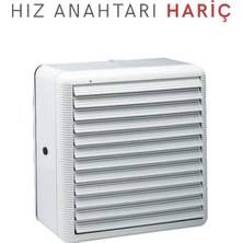Elicent Vitro 6/150 Duvar ve Pencere Tipi Havalandırma Fanı, 300 M3-H