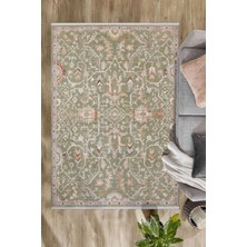 GÜLCEM HOME Vintage, Etnik Desenli Sanatsal Cross Dokuma Salon ve Oturma Odası Halısı