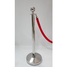 Gümüş / Silver / Gri 1 Adet Direk Protokol Bariyeri (Halatsız)