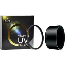 Tianya Nikon Af-S Dx Vr 55-200MM F/4-5.6g If-Ed Lens Için 52MM Xs-Pro Slim Uv Filtre + Hb-37 Parasoley