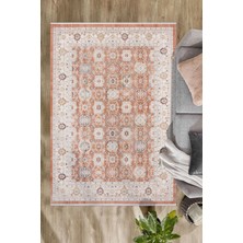 GÜLCEM HOME Vintage, Etnik Desenli Sanatsal Cross Dokuma Salon ve Oturma Odası Halısı