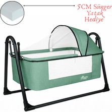 Chubby Baby First Class Portatif Sepet Beşik Silinebilir Kumaş 5 cm Sünger Yatak