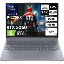 Lenovo Thinkbook 16P G6 Iax  Ultra 9 275HX 16-Gbddr5 256 GB SSD RTX5060 16" Freedos 21R0001JTXAT1