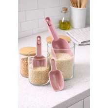 3 Boy Erzak Küreği/kaşığı-Pembe