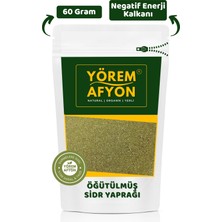 Gülçehre Yörem Afyon Huzur ve Arınmanın Doğal Anahtarı Öğütülmüş Hakiki Sidr Yaprağı Toz (Sedir - Sidir) | 60GR.