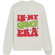 The Lucid Lab Grinch Era Oversize Sweatshirt - Beyaz
