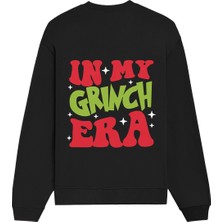 The Lucid Lab Grinch Era Oversize Sweatshirt - Siyah