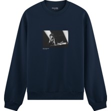 The Lucid Lab Keith Richards Anvers 1973 Oversize Sweatshirt - Lacivert