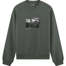 The Lucid Lab Keith Richards Boston 1975 Oversize Sweatshirt - Antrasit