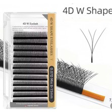 Nagaraku W4D D Kıvrım Hazır Demet Kolay Volume Ipek Kirpik Takma Kirpik