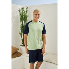 Kly %100 Pamuk Erkek O.yaka Şortlu Takım Şık Tasarım 2022