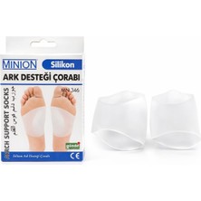 Minion Silikon Ark Desteği Çorabı
