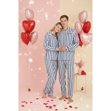 Kly Sevgililer Günü Valentine's Day Yeni Sezon Konsept Kadın Erkek 2 Li Pijama Takımı Çiftlere Özel