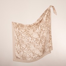 Piramit Coolness Viscon Eşarp | Kır Çiçeği