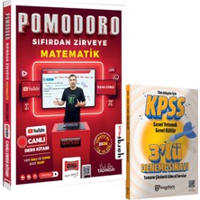 Yargı Yayınevi Ilyas Güneş-Pomodoro Sıfırdan Zirveye Kpss Ales Dgs Meb-Ags Tyt-Ayt Matematik Canlı Ders Kitabı