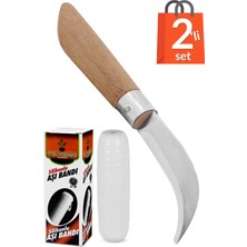 Normadia Pratik Aşı Bıçağı 22CM ve Aşı Bandı 40M (2'li Set)