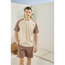 Kly %100 Pamuk Erkek O.yaka Şortlu Takım Şık Tasarım 2022